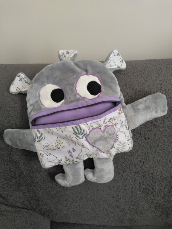 Mange soucis gris et mauve