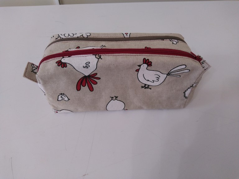 Trousse d'école double zips