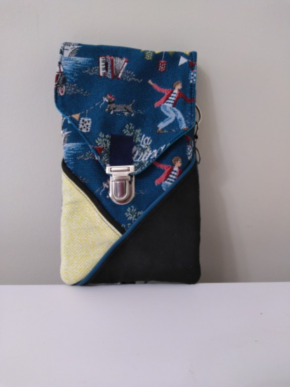 Pochette de téléphone Douce France bleue