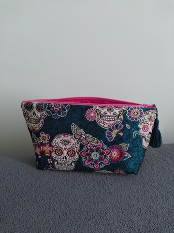 Trousse de toilette têtes de mort grand modèle