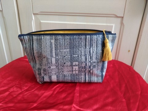 Trousse de toilette "Chiné" grand modèle