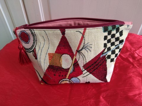 Trousse de toilette "Abstrait" modèle intermédiaire