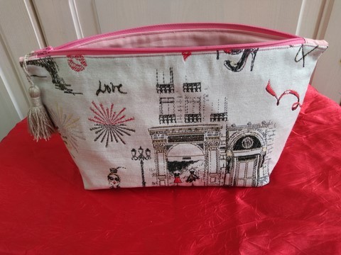 Trousse de toilette "Moi Paris" grand modèle