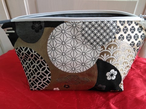 Trousse de toilette "Cercles" grand modèle