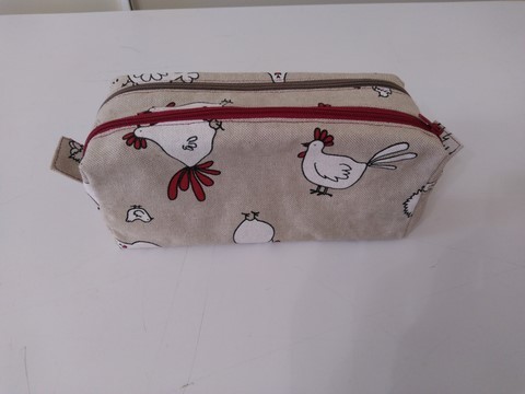 Trousse d'école double zips