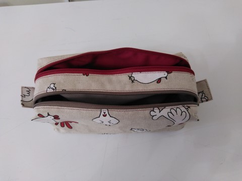 Trousse d'école double zips