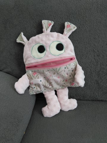 Mange soucis rose imprimé biches