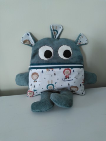 Mange-soucis bleu imprimé inuits