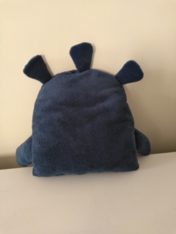 Mange-soucis bleu marine imprimé chats