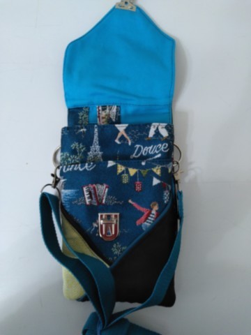 Pochette de téléphone Douce France bleue