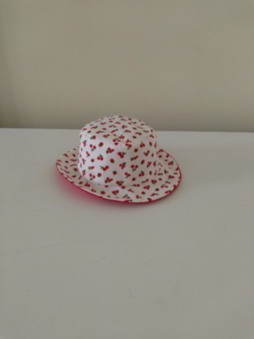 Bob réversible cerises rouges